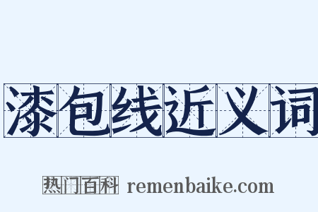 漆包线近义词是什么意思的图片